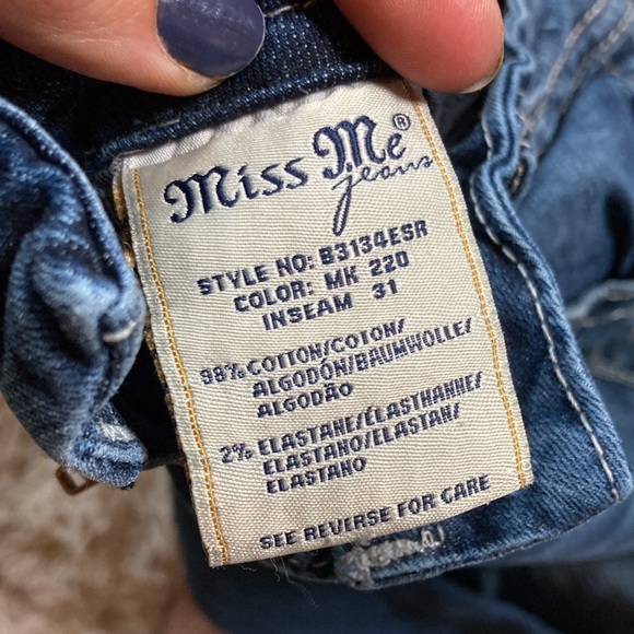 Women’s Miss Me Jeans size 29 - Picture 3 of 6